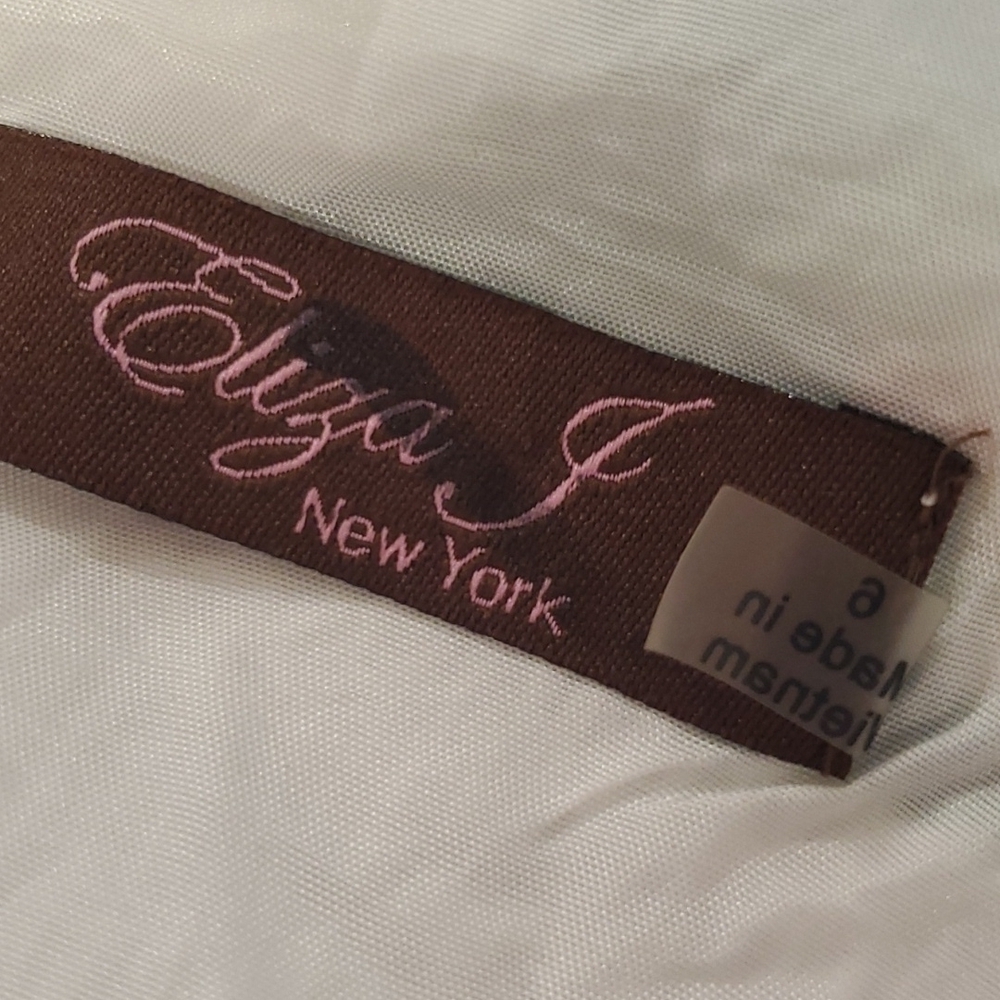 Eliza J Textured Midi Dress SZ 6 - Picture 6 of 8